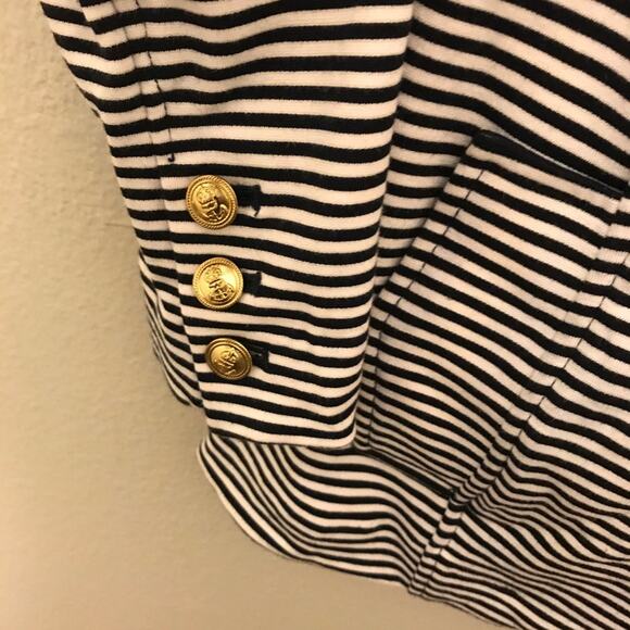 Cabi Life Jacket Striped Nautical Blazer Style 823 - Picture 6 of 8